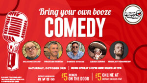 Bring your own booze comedy Earls Court